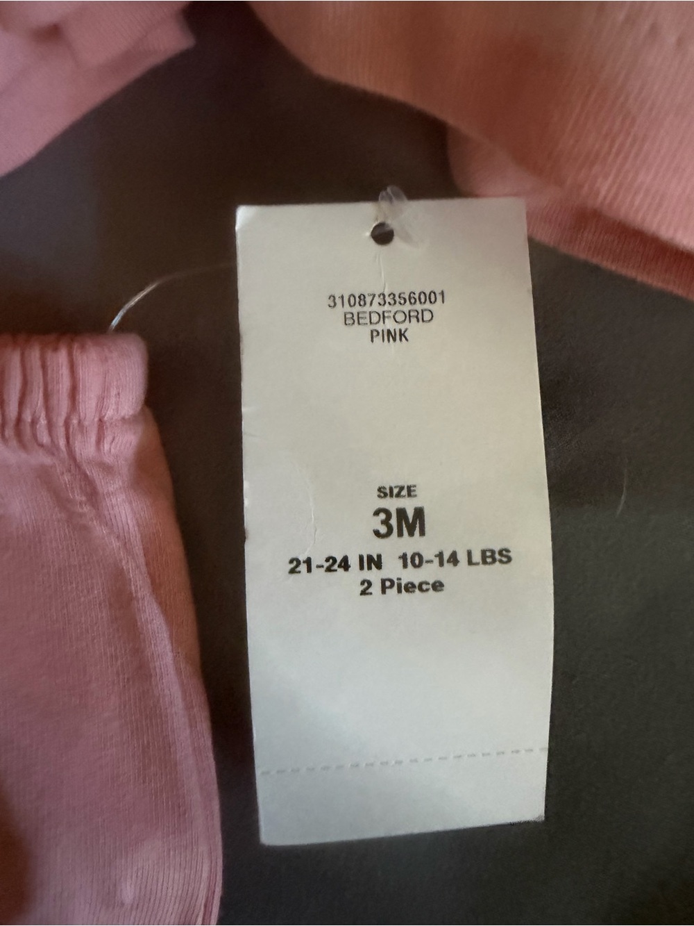 POLO Pink Ruffle Baby Dress Set - Picture 5 of 8